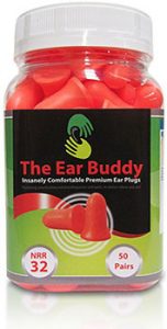 The-Ear-Buddy-Premium-Soft-Foam-Ear-Plugs,-NRR-32-Decibels,-50-Pairs