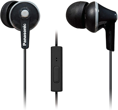 PANASONIC-ErgoFit-Earbud-Headphones-With-Microphone-and-Call-Controller-RP-TCM125-K