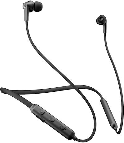 15-MEE audio N1 Bluetooth Wireless Neckband In-Ear Headphones with Built-In Headset